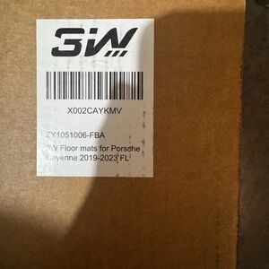 Porsche Cayenne Floor Mats. New in box